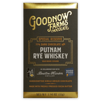 Goodnow Farms Putnam Rye Whiskey 77% dark chocolate bar
