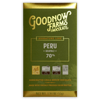 Goodnow Farms Ucayali 70% Peru single origin chocolate bar in green gold foil