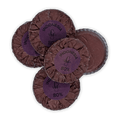 Guido Gobino Indonesia 80% purple foil chocolate disks 25 pcs