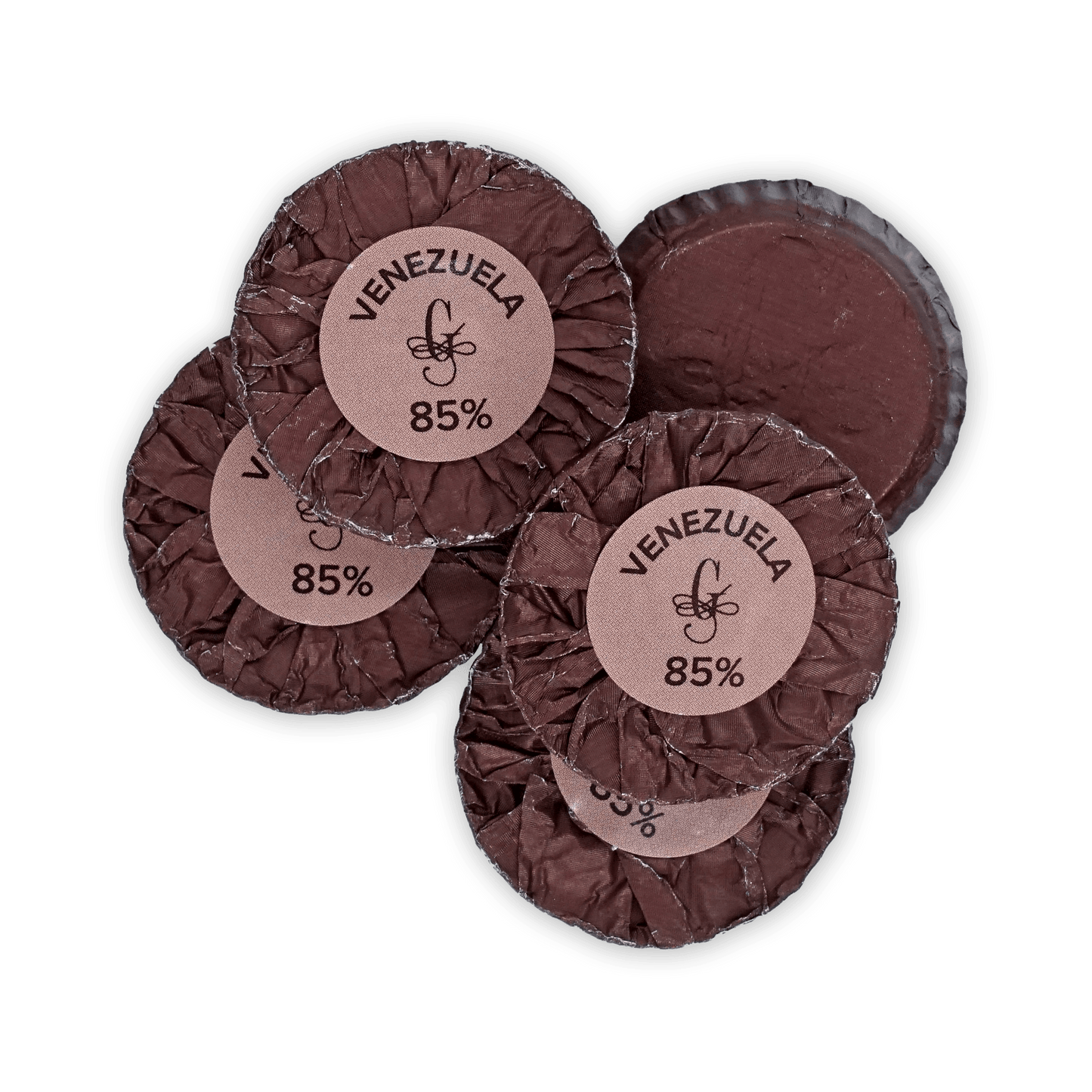 Guido Gobino Chocolate Disks Venezuela 85% (25 pcs)