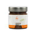 Guido Gobino crema gianduja spread jar with silver lid and orange-white label