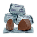 Two Guido Gobino Tourinot Maximo chocolates on foil packaging