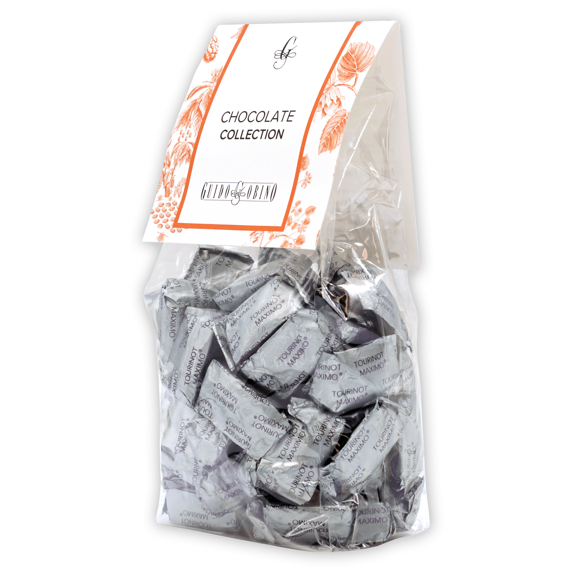 Guido Gobino Tourinot Maximo bag of silver foil candies