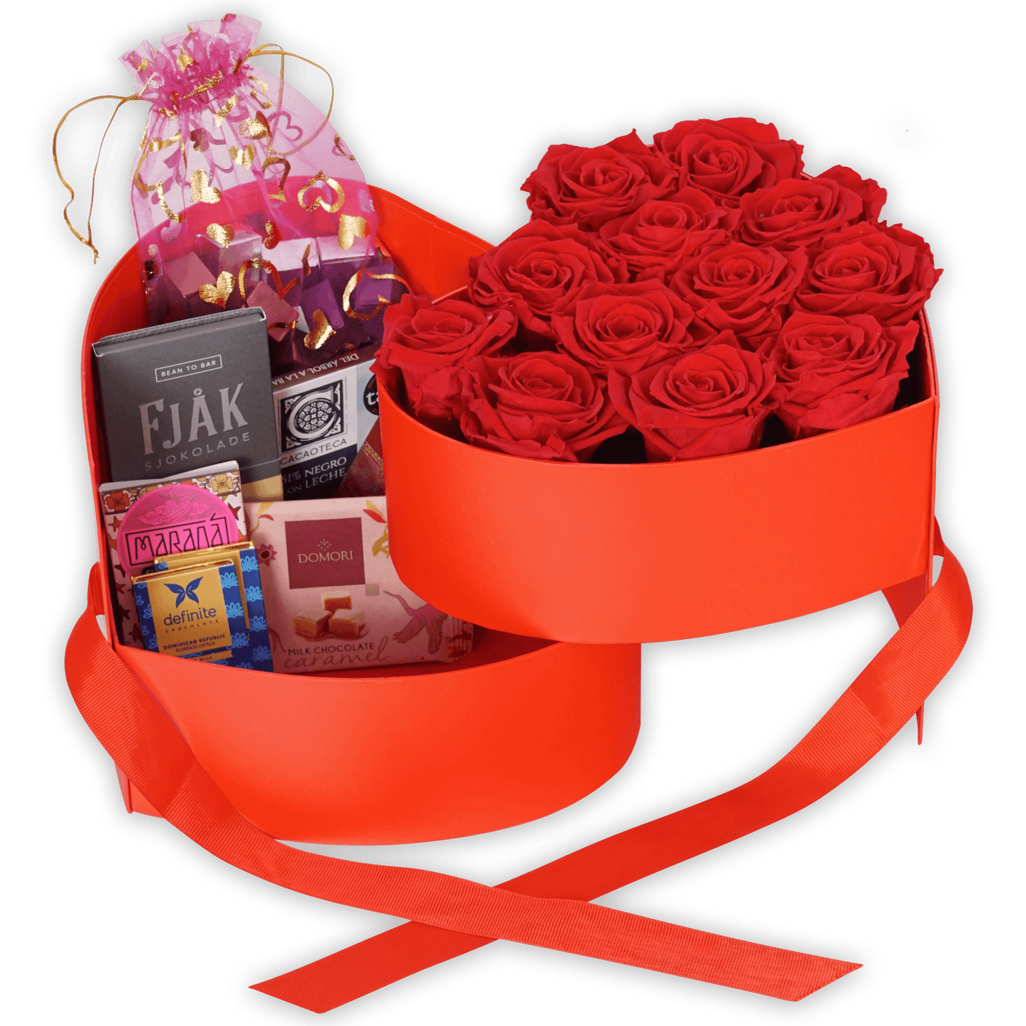 Heart You Gift Box (Eternal Roses & Chocolate)