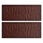 Labooko Belize Toledo 82% dark chocolate bars with embossed branding