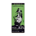 Labooko Belize Toledo 82% dark chocolate bar with sailing ship wrapper