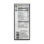 Back of Labooko Bolivia 90% chocolate bar: black and white nutrition label