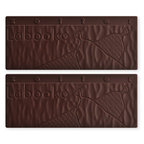 Labooko Maya Cacao 100% dark chocolate bar with embossed branding