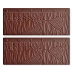 Labooko Milk Dark Style 70% chocolate bar with embossed dress design