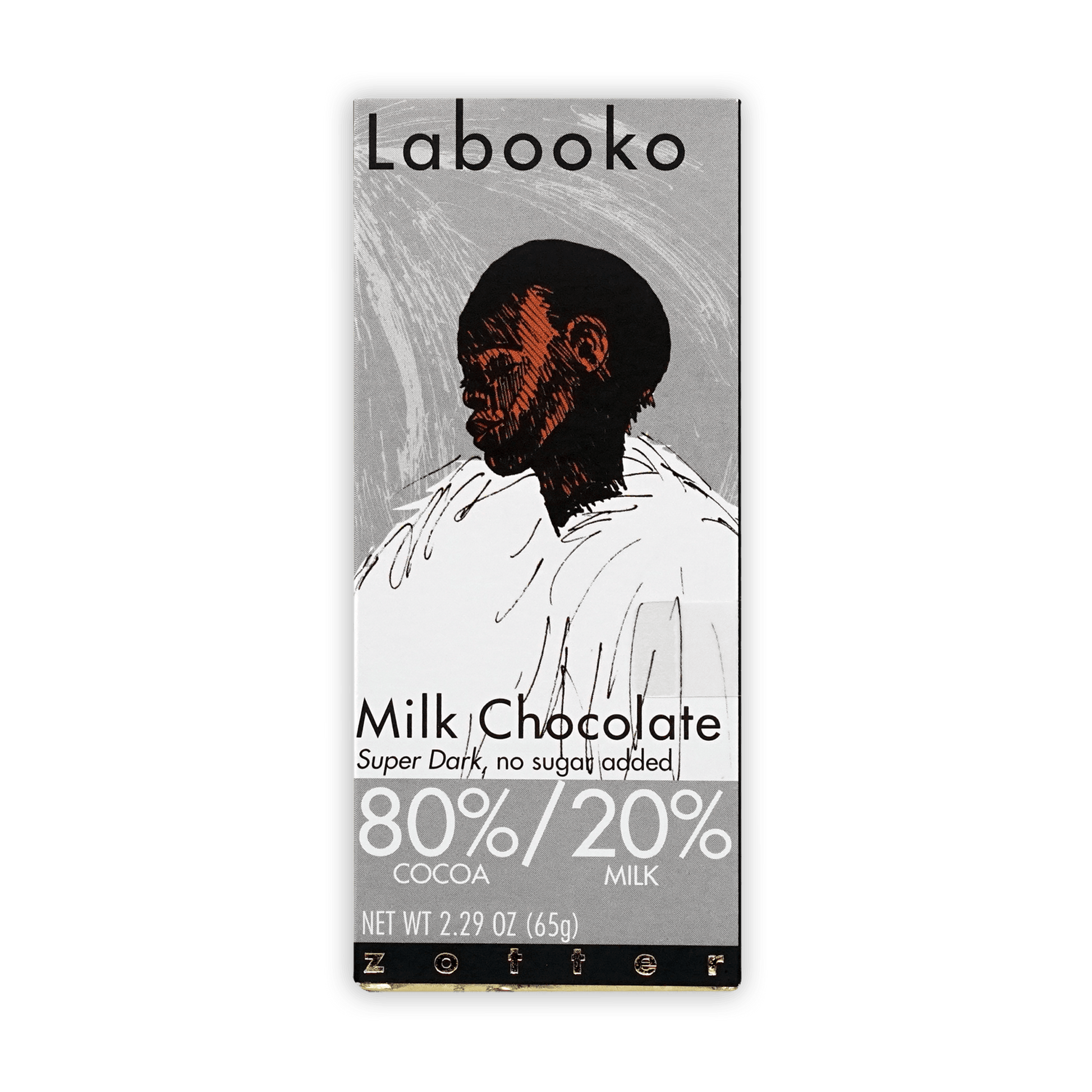 Labooko Milk Chocolate Super Dark 80% (Sugar Free) – Bar & Cocoa