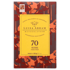 Luisa Abram Rio Purús Wild Cocoa 70% bar in vibrant yellow red packaging