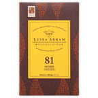 Luisa Abram Rio Purús Wild Cocoa 81% in dark brown orange package