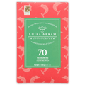 Luisa Abram Rio Tocantins Wild Cocoa 70% bar with red fish pattern