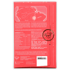 Back of Luisa Abram Rio Tocantins Wild Cocoa 81% red bar with Amazon map