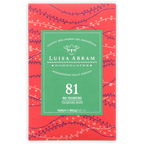 Luisa Abram Rio Tocantins Wild Cocoa 81% bar in red green wrapper
