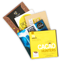 Bright yellow Cacao Hunters 70% dark chocolate bar from Single Origin Bundle