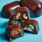 Marana Chocotejas Peruvian bon bons: rich dark chocolate truffles with caramel walnuts