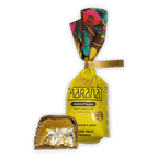 Marana Chocotejas Peruvian bon bons gift box with yellow-wrapped passion fruit coconut treats