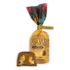Marana Chocotejas Peruvian bon bons: golden-wrapped 70% dark chocolate with white filling, 6-pc gift box