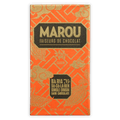 Marou Ba Ria 76% orange gold foil bar with geometric leaf patterns