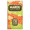 Marou Ba Ria Ginger Lime 69% chocolate bar with vibrant packaging