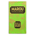 Marou Ben Tre 78% dark chocolate bar in vibrant green gold foil with leaf motifs
