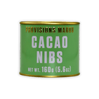 Marou Provisions Cacao Nibs in Green Tin with Gold Rim