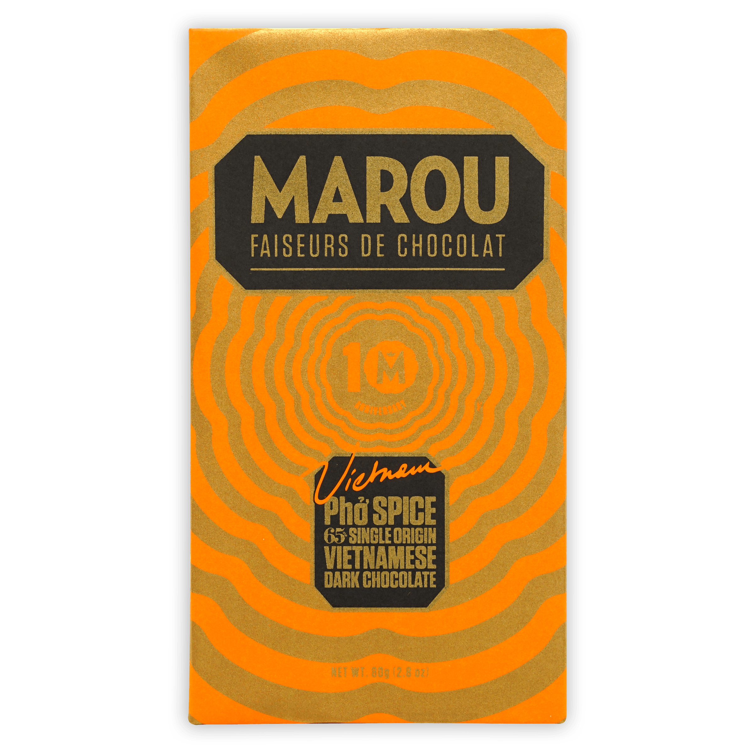 Marou Dark Pho Spice 65% limited edition chocolate bar