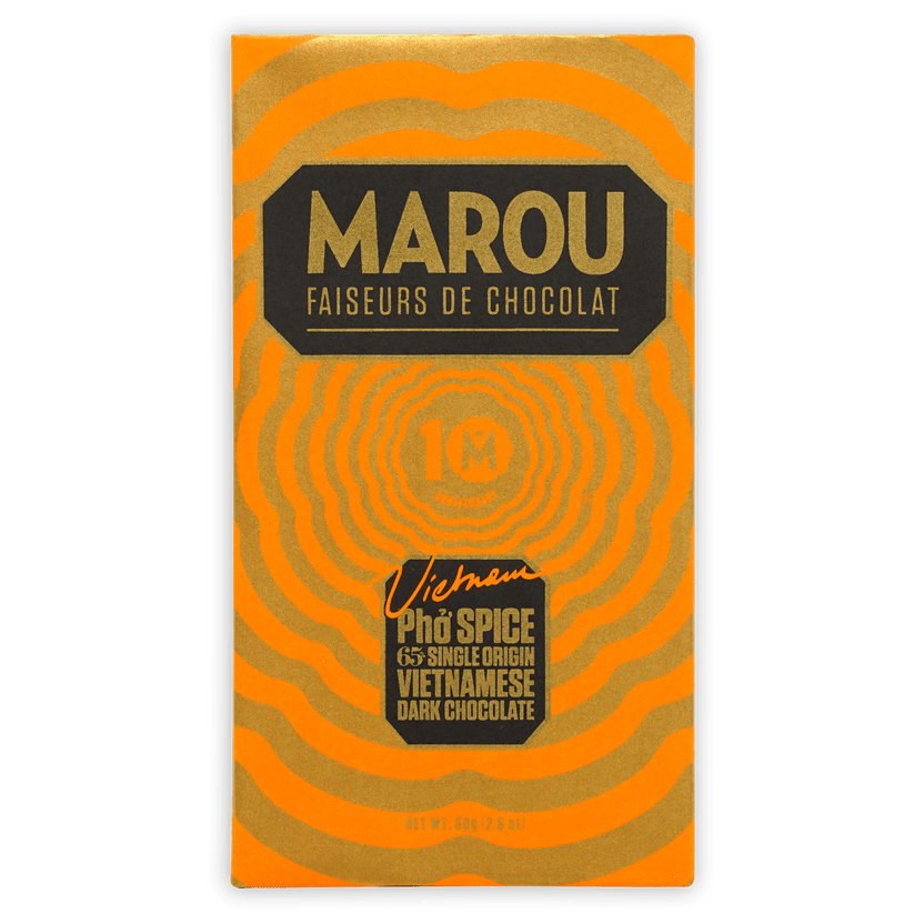 Marou Dark Pho Spice 65% limited edition chocolate bar
