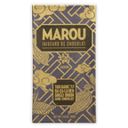 Marou Tien Giang 70% dark chocolate bar in navy blue gold foil wrap