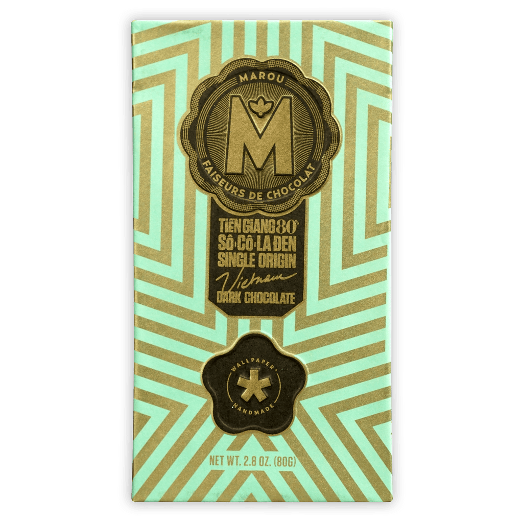 Marou Tien Giang 80% limited edition mint green gold wrapper