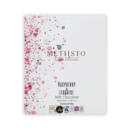 Metiisto Raspberry + Licorice Chocolate 56%