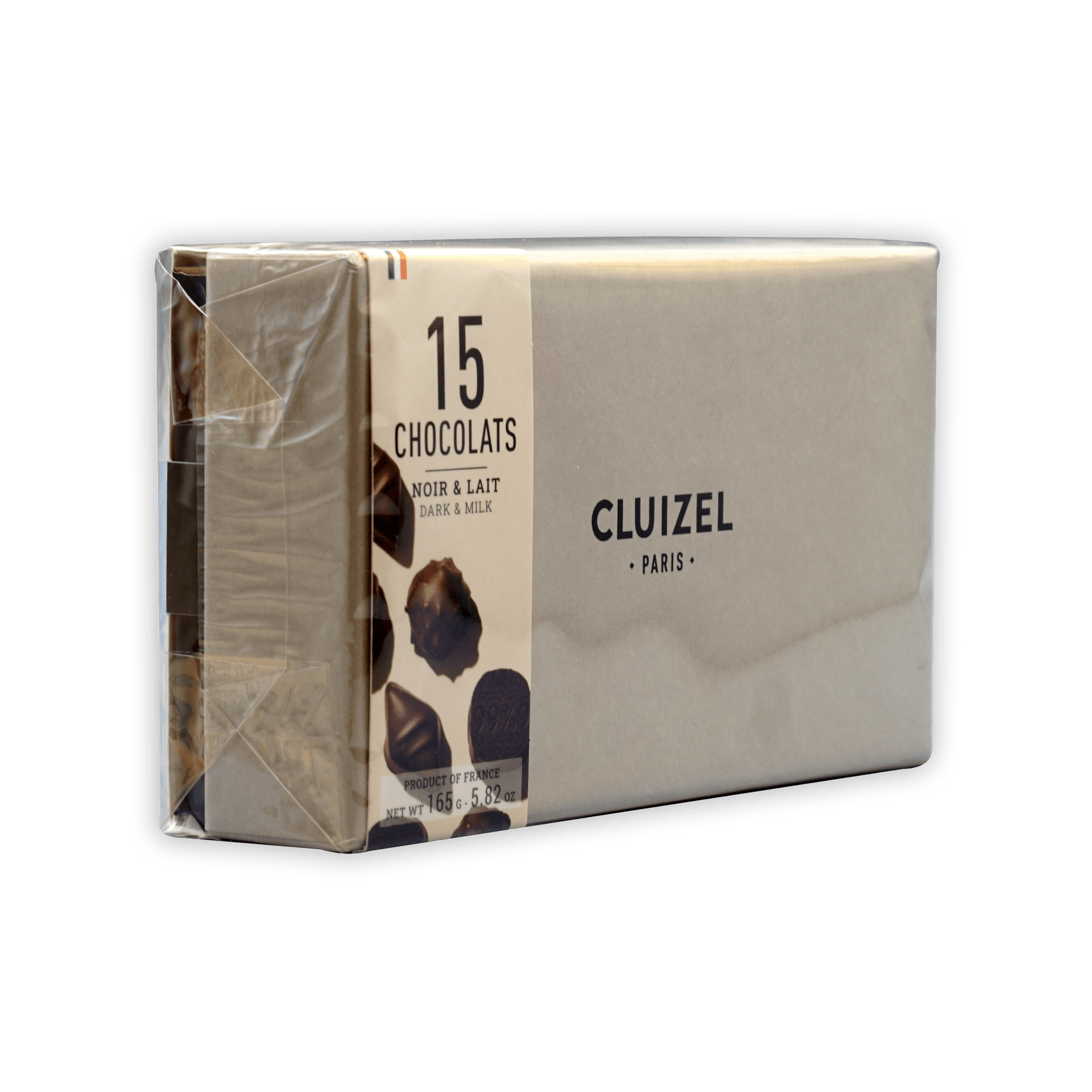 Michel Cluizel 15-piece mixed noir & lait chocolate bon bons gift box
