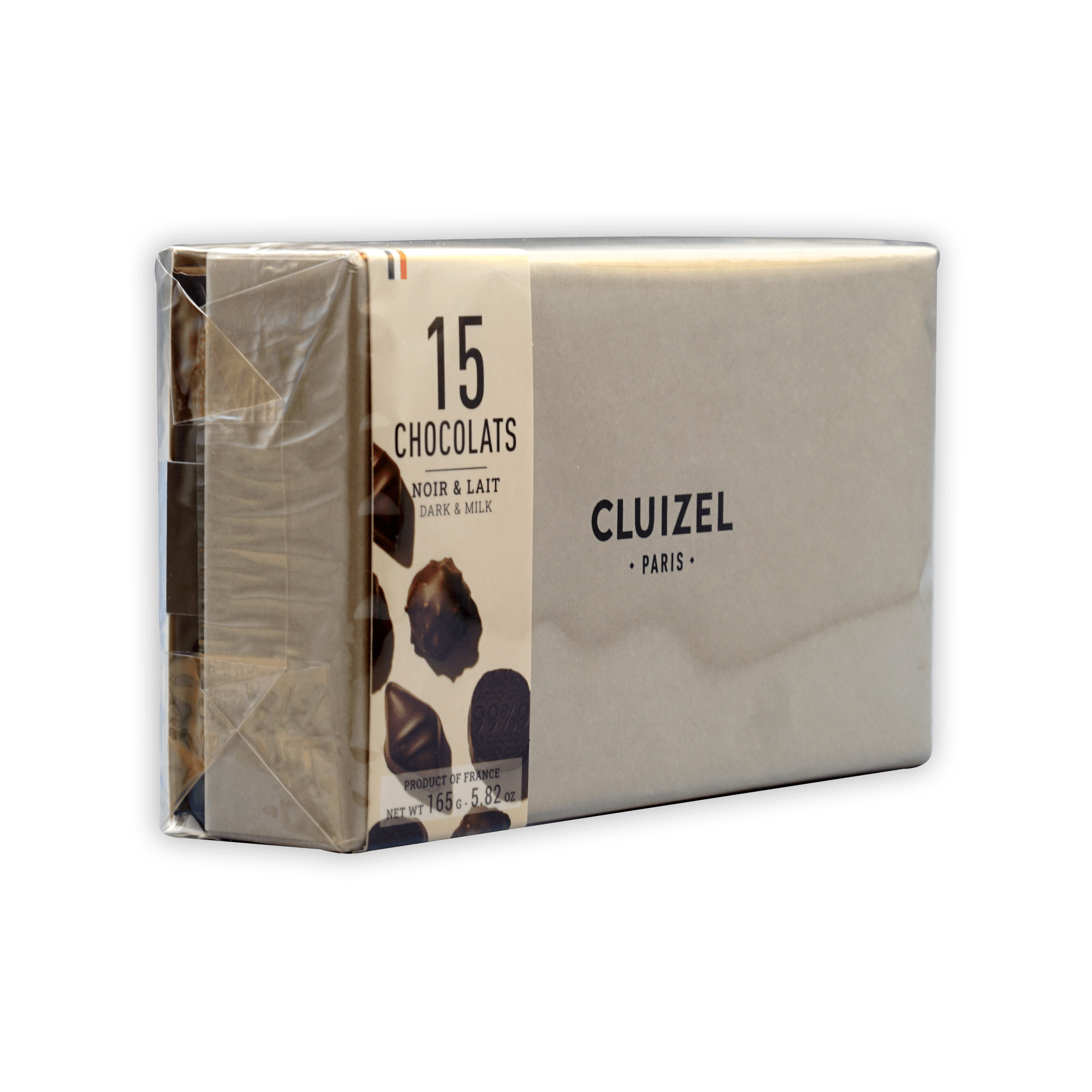 Michel Cluizel 15-piece mixed noir & lait chocolate bon bons gift box