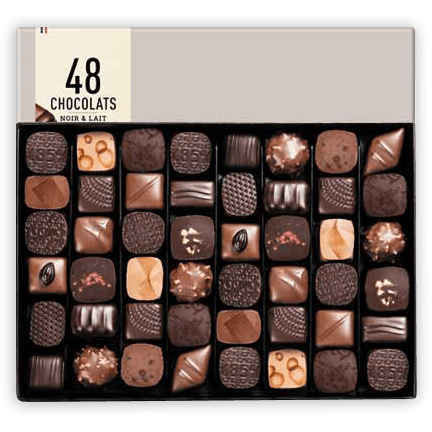 Michel Cluizel 48-Piece Chocolate Bon Bons Gift Box (Mixed)