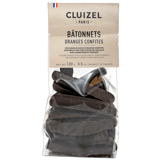 Michel Cluizel Chocolate Covered Candied Orange Strips (Best By: 11/13/23)