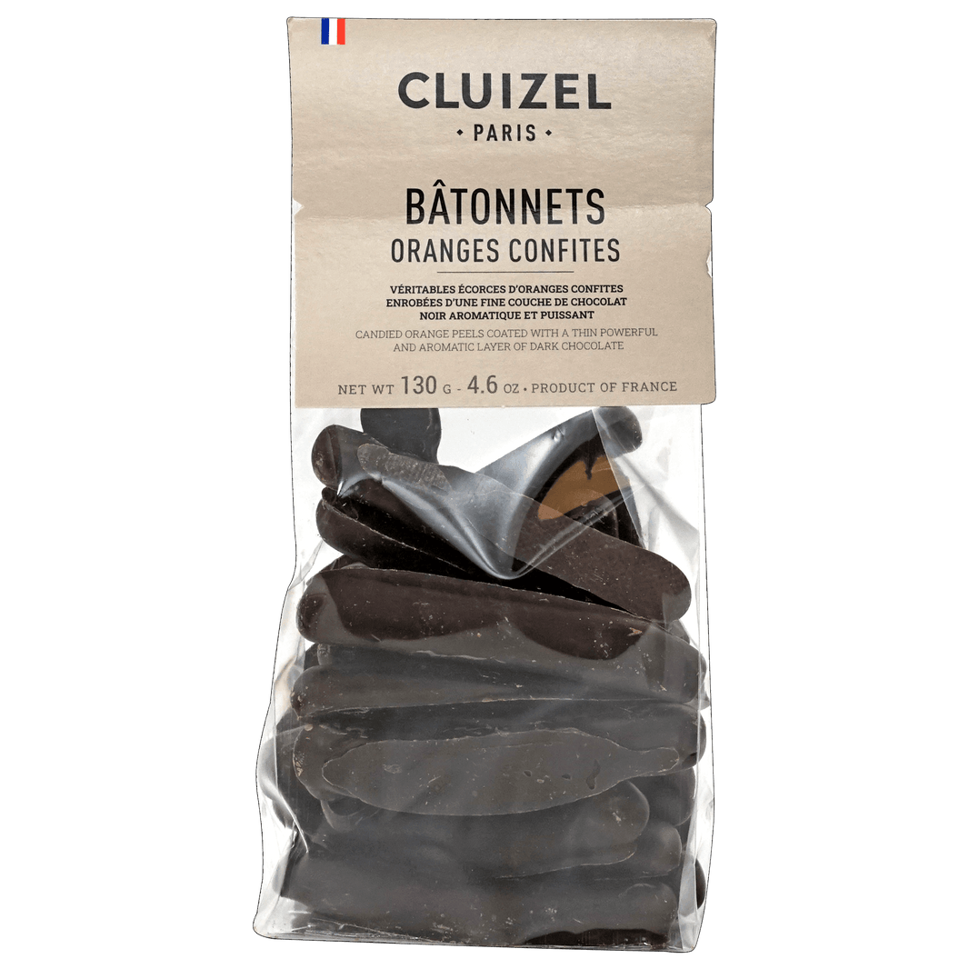 Michel Cluizel Chocolate Covered Candied Orange Strips