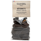 Michel Cluizel chocolate covered candied orange strips package