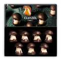Michel Cluizel chocolate mushroom truffles with caramel in black box