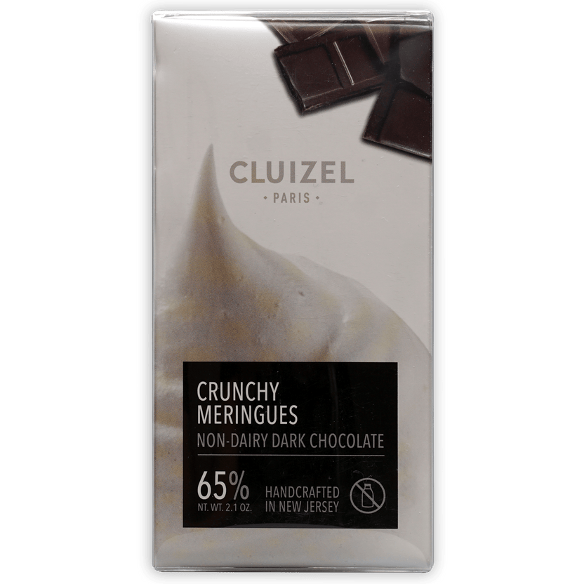 Michel Cluizel Crunchy Meringues 65% dark chocolate bar