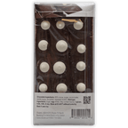 Michel Cluizel Crunchy Meringues 65% dark chocolate bar with meringue grid