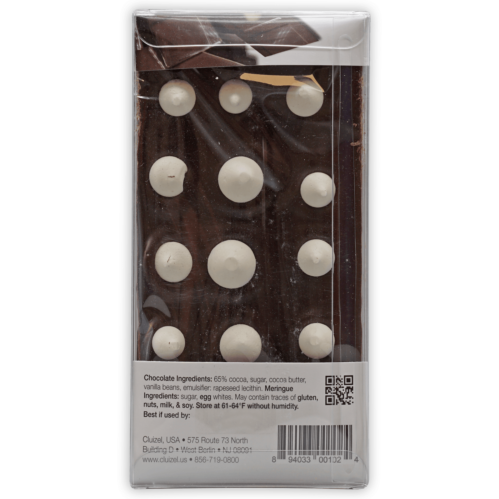 Michel Cluizel Dark Chocolate w/ Crunchy Meringues 65%