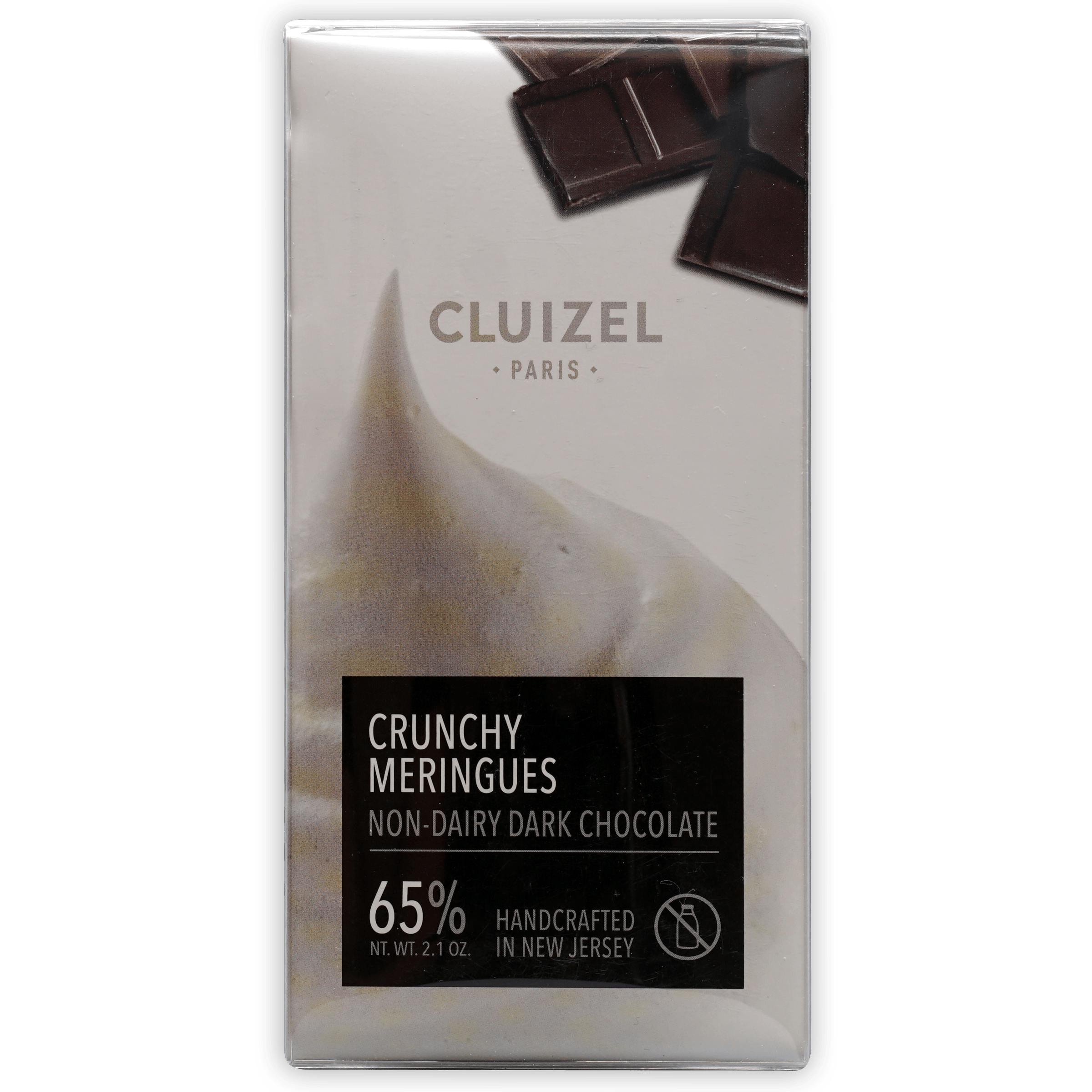 Michel Cluizel Crunchy Meringues 65% dark chocolate bar