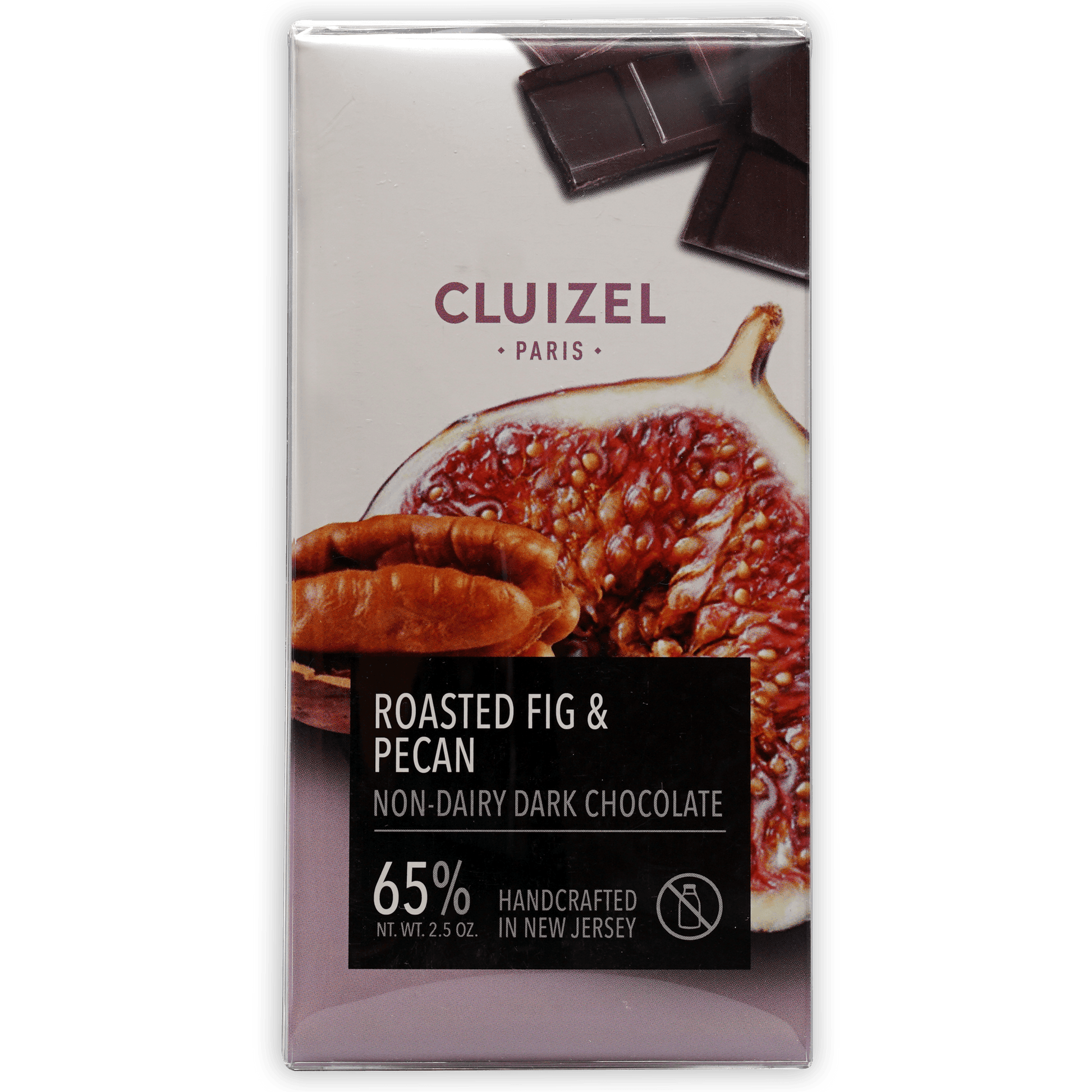 Michel Cluizel Dark Chocolate w/ Pecan & Figs 65%