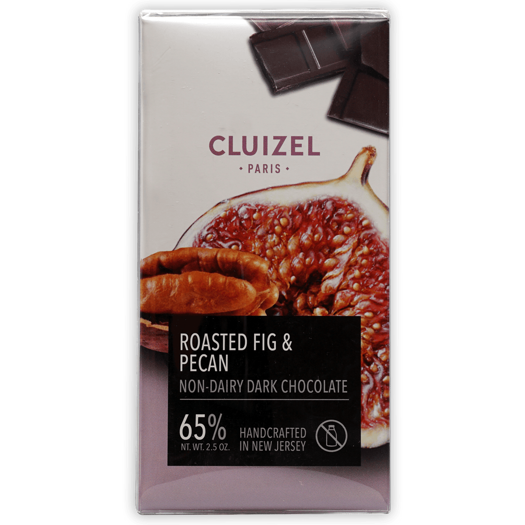 Michel Cluizel Dark Chocolate w/ Pecan & Figs 65%