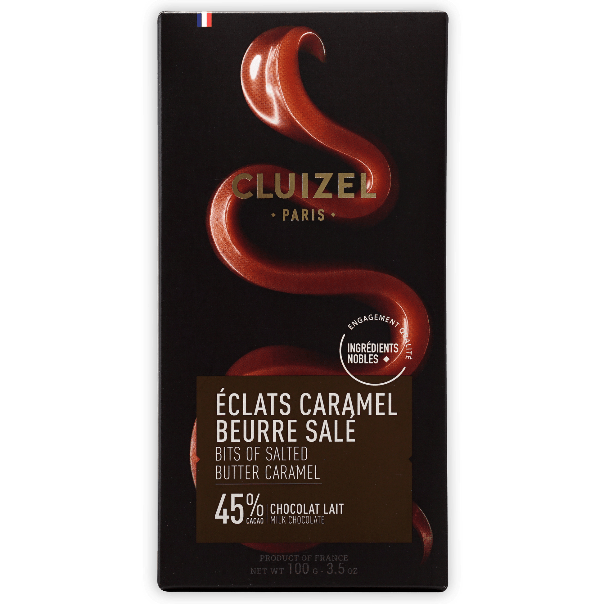 Michel Cluizel Grand Lait w/ Caramel Eclat & Salted Butter 45%