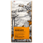Michel Cluizel Mangaro Dark 71% wrapper with Madagascar lemur landscape