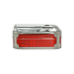 Michel Cluizel milk chocolate sardine tin back with red nutrition label