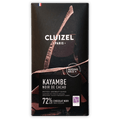Michel Cluizel Noir 72% sleek black chocolate bar with gold accents