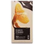 Michel Cluizel Noir w/ Orange Peels 70% dark chocolate bar